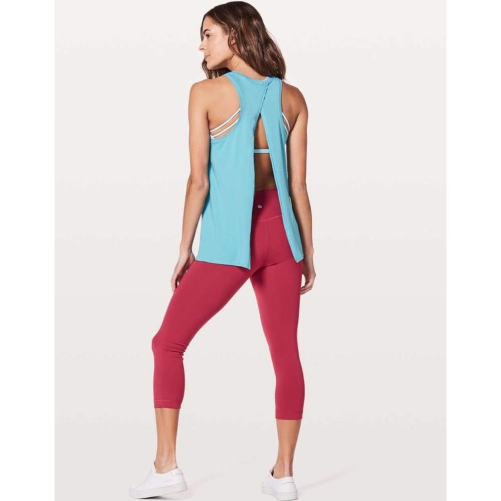 Lululemon All Tied Up Tank Eton Blue 8